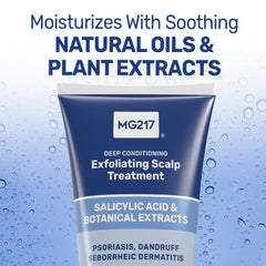 MG217 treated hair after rinse appearing soft and more manageable