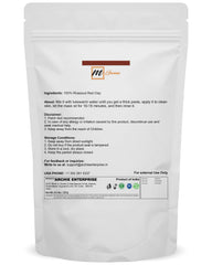 mGanna rhassoul clay texture close-up demonstrating fine powder for smooth mixing