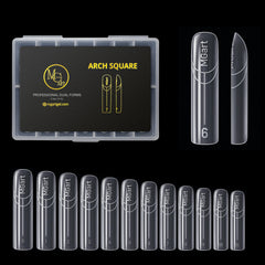 MGART dual forms pack front showing count and 12 sizes for faster salon workflow