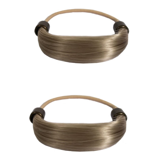 Mia Tonytail front view showing neat wrapped ponytail benefit of instant style