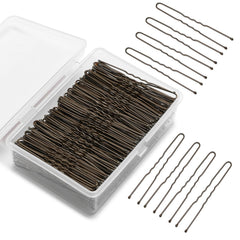 Mia Klein front packaging showing brown 250-count pins and clear box for easy storage