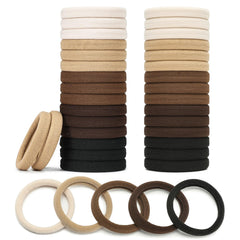 Mia Klein front packaging showing 100 black hair ties and pack benefit