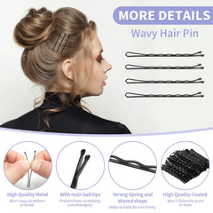 Mia Klein open storage box with neatly stacked pins for organized travel and easy access