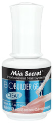 Mia Secret front packaging showing clear builder gel for precise application