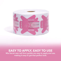 Mia Secret adhesive form edge texture close-up for secure placement