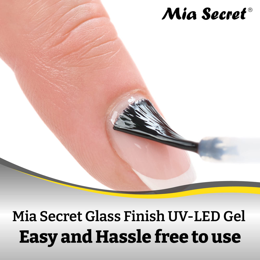 Mia Secret brush detail demonstrating smooth application and precision control