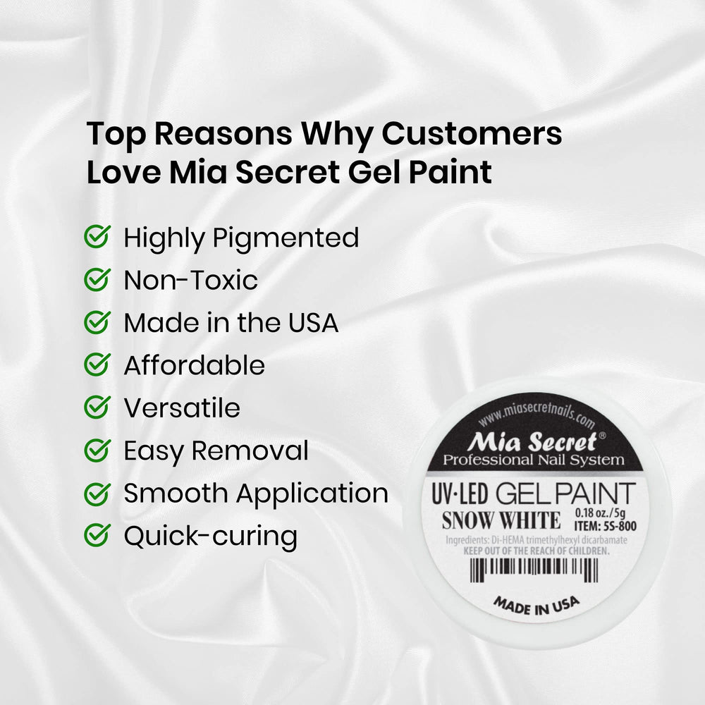 Mia Secret in salon setting displaying professional, polished results