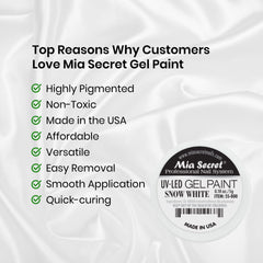 Mia Secret in salon setting displaying professional, polished results