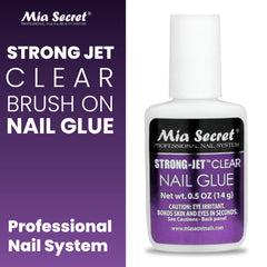 Mia Secret fine brush tip close-up for precise, mess-free application