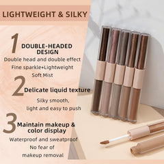 MiaSarah applied on eyelid showing depth and shimmer benefits