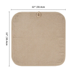 MICROFI four beige towels stacked to show set value and easy rotation