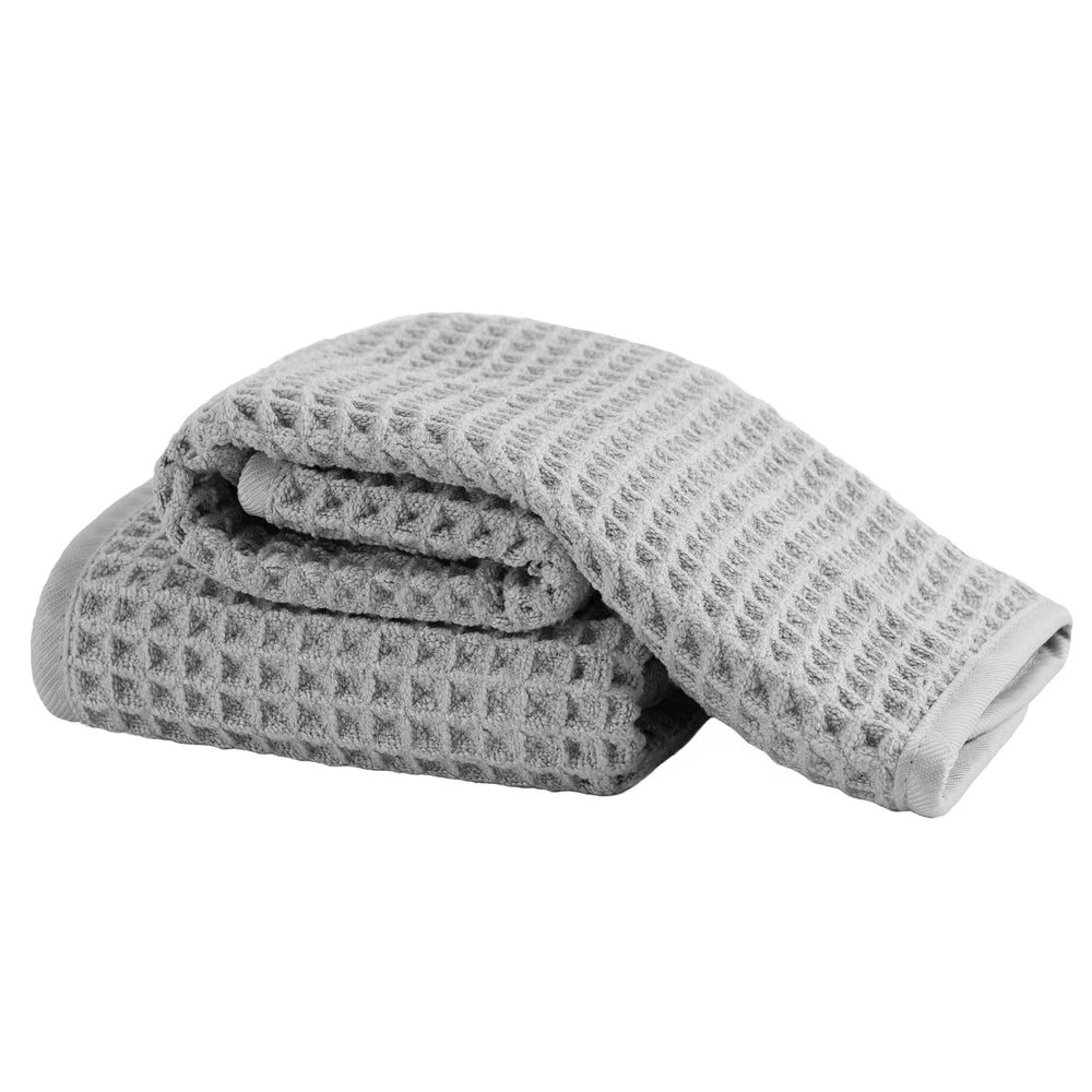 MICROFI front view packaging showing silver towels and compact benefit