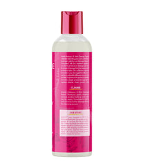 Mielle Organics wet hair after wash showing softer, detangled texture benefit