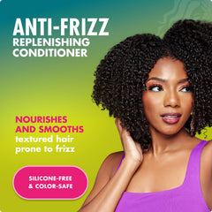 Mielle Organics conditioner pouring to show creamy texture and slip