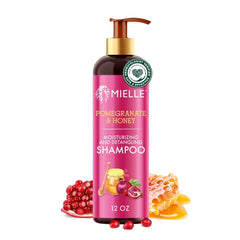 Mielle Organics front bottle showing label and benefits for curl care
