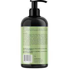 Mielle Organics label close-up for directions and ingredient transparency