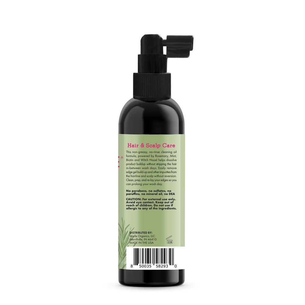 Mielle Organics bottle in gym bag signifying convenient on-the-go cleanse