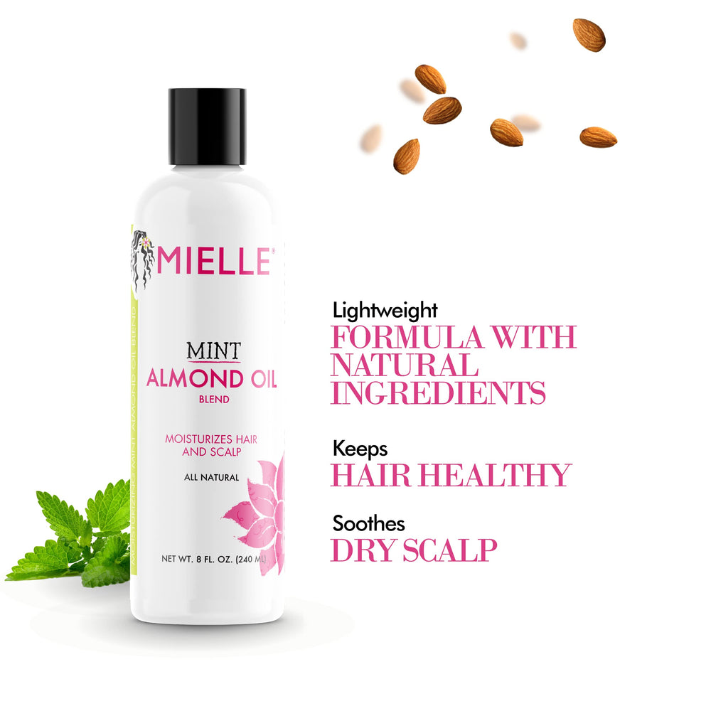 Mielle Organics sealing hair ends for reduced breakage and shine