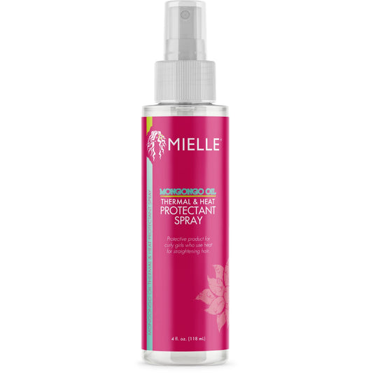 Mielle Organics front bottle view showing clean branding and protectant benefits