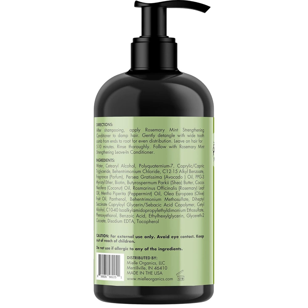 Mielle Organics paired with Rosemary Mint Leave-In showing complementary regimen benefit