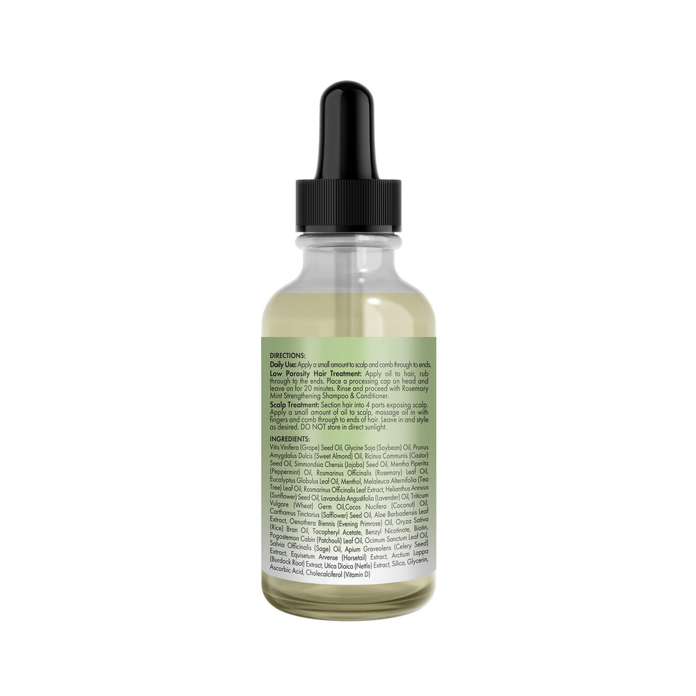 Mielle Organics close-up of oil texture highlighting lightweight, non-greasy absorption benefit