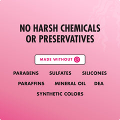 Mielle Organics ingredients display highlighting oils and extracts