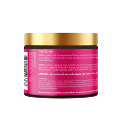 Mielle Organics label detail showing directions and features