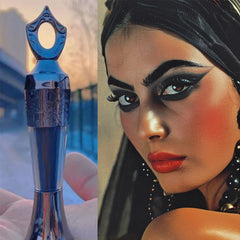 MIESCHER applied tightline on model eye for natural lash enhancement benefit