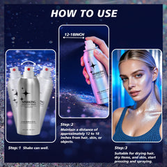 Mifeloy body shoulder shimmer displaying radiant festival-ready glow