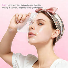Mifeloy side profile of mask fit illustrating secure non-drip placement