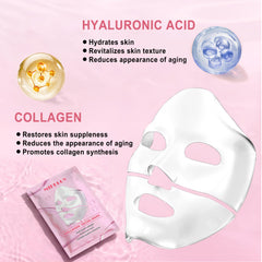 Mifeloy application on model showing comfortable fit and hydrating effect