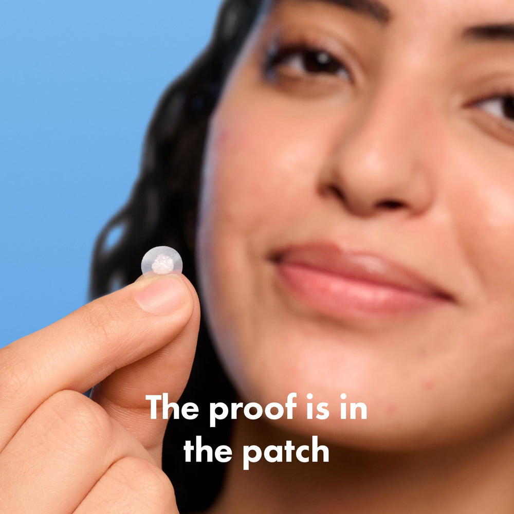 Mighty Patch patch texture detail highlighting hydrocolloid absorption benefit