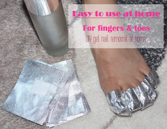 MIILYE toe application demonstrating safe soak-off and neat results