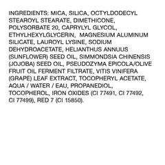 Milani packaging label close-up showing Made in Italy and talc-free clean ingredients