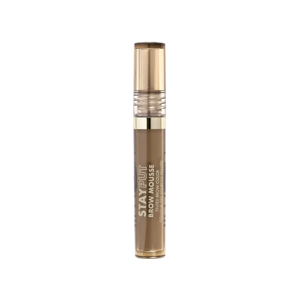 Milani Brow Mousse texture close-up revealing creamy mousse consistency for buildable coverage