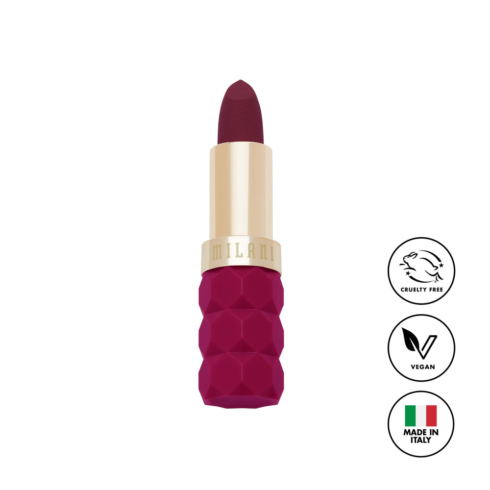 Milani Color Fetish open bullet displays creamy tip for smooth application and comfort