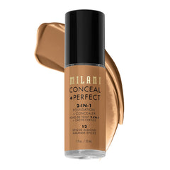 Milani packaging front view showing product and shade for easy identification
