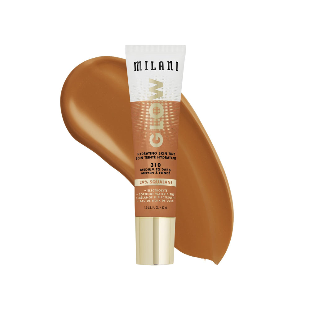 Milani front packaging showing shade and dewy finish benefit