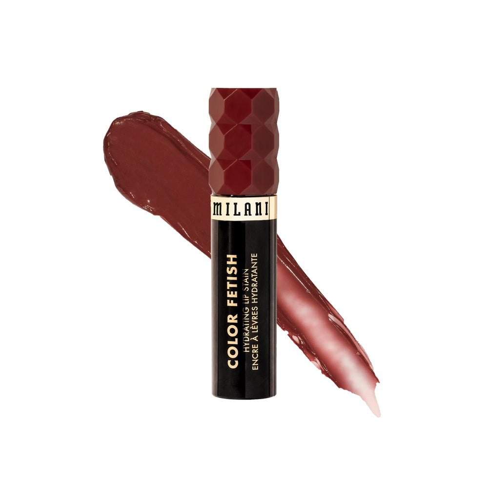 Milani front packaging showing shade and sleek tube, highlights quick identification