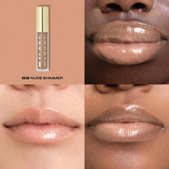 Milani applicator close-up demonstrating precise, even gloss application