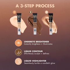 Milani cushion applicator close-up for precise placement and controlled dispensing
