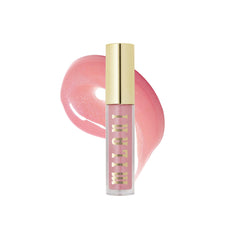 Milani Sparkling Pink front packaging showing shade and gloss finish benefit