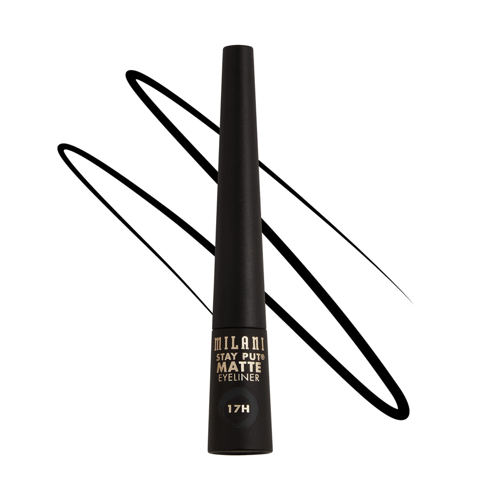 Milani bottle front view showing label and sleek packaging for reliable wear