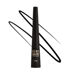 Milani bottle front view showing label and sleek packaging for reliable wear
