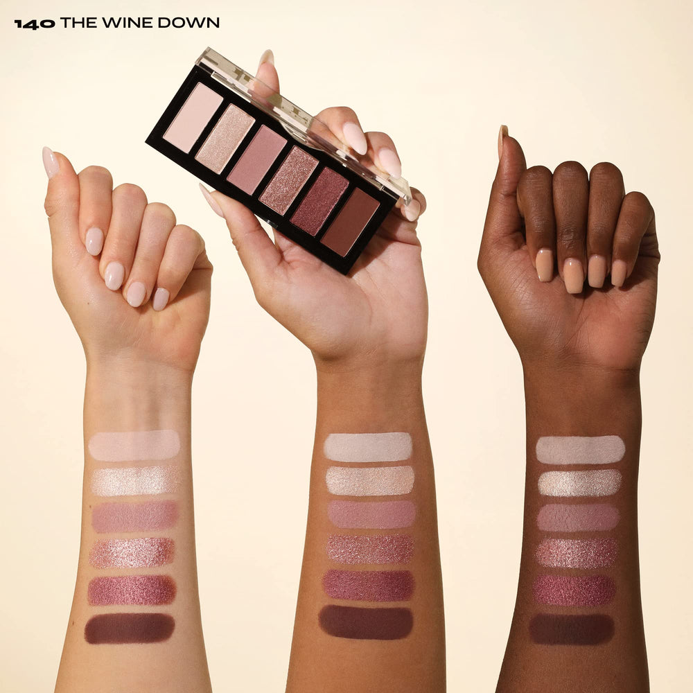 Milani shimmer swatch detail highlighting luminous payoff for lid-brightening impact