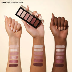 Milani shimmer swatch detail highlighting luminous payoff for lid-brightening impact