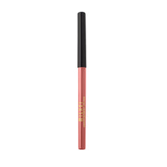 Milani lipliner before and after lips demonstrating definition and fuller-looking lips benefit