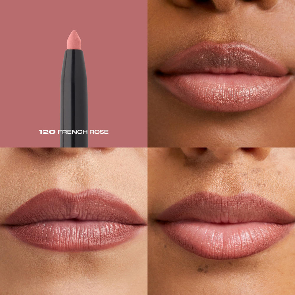 Milani lipliner close-up tip showing creamy texture and precise application benefit