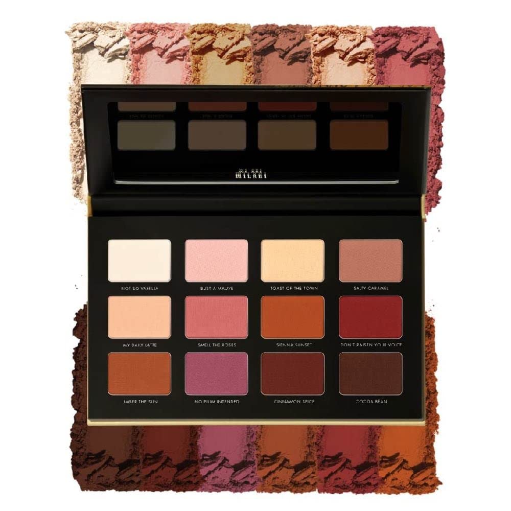 Milani UnGilded applied on eyelid demonstrating wearable matte definition