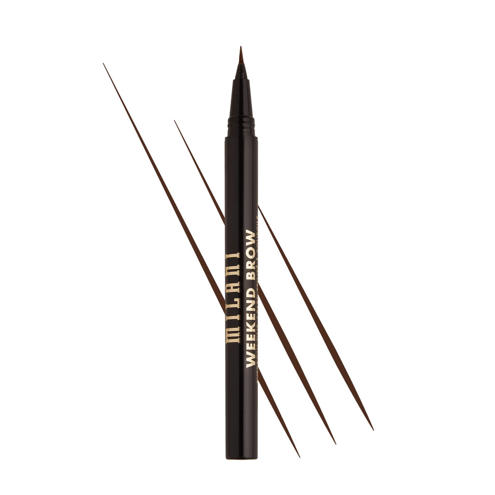 Milani product front packaging showing medium brown tint and benefits
